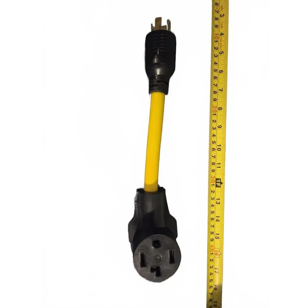 Heavy-Duty 30 Amp Power Adapter Cord | Male Plug - Female Connector